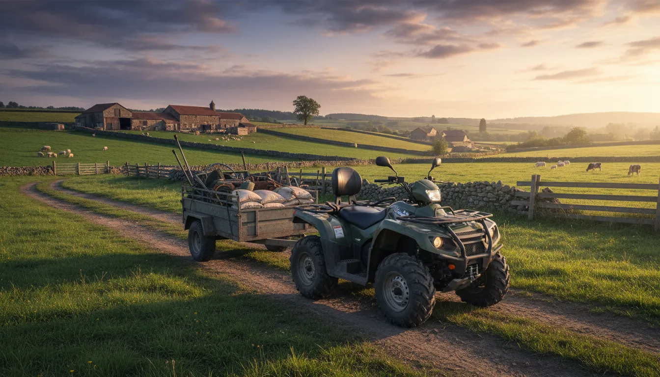 Quady w Rolnictwie: Dlaczego Każde Nowoczesne Gospodarstwo Potrzebuje Quada Użytkowego